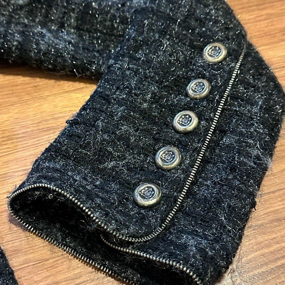 Per Se Tweed Blazer Jacket Button Up | Women Size 10 - Picture 2 of 11